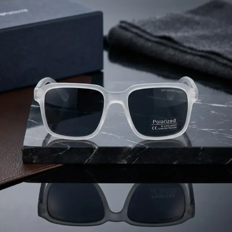 Armani Exclusive Milky White Sunglasses