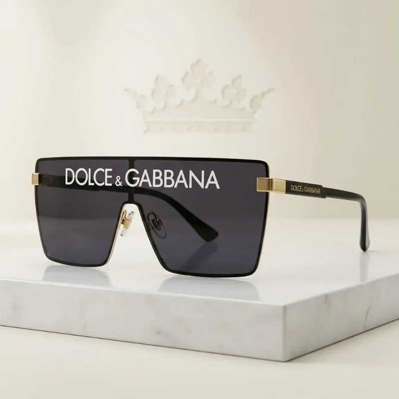 Dolce & Gabbana Italian Luxury Sunglasses (Golden & Black)