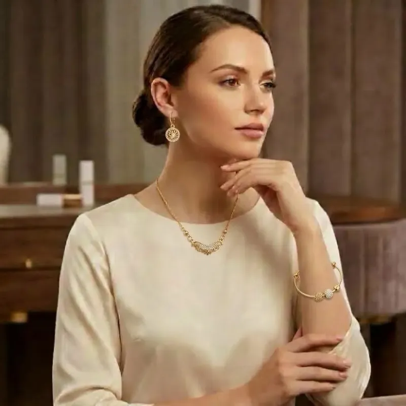 Premium Gold Plated Fashion Jewelry Combo Set (2 Styles)